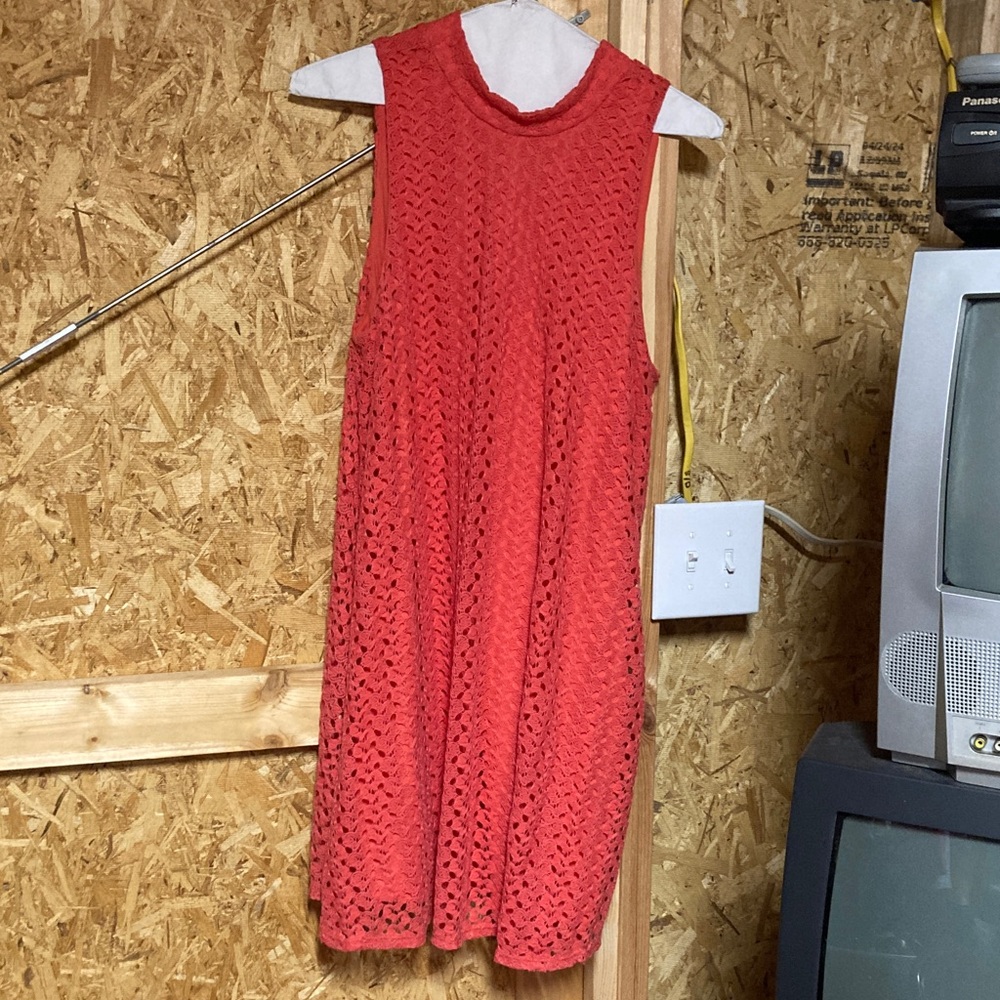 NEW DIRECTIONS/Sleeveless orange Lace Dress